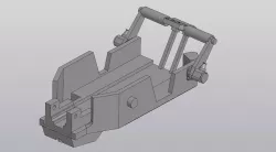 Challenger 2 TES 7.62 CIWS for Heng-Long 1:16 model