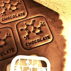 Chemistry Cookie Cutter - Chocolate Molecule