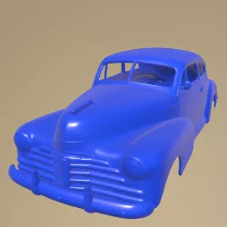 CHEVROLET FLEETLINE AERO SEDAN 1948 PRINTABLE CAR BODY
