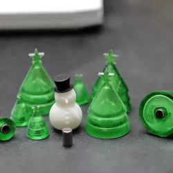 christmas tree fridge magnets