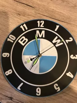 CLOCK BMW MULTI COLOR