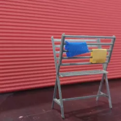 Clothesline laundry