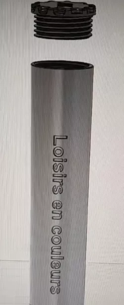 Colored pencil tube