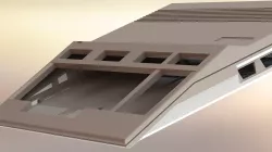 Commodore 128 case 3d print model