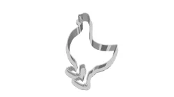 cookie cutter Silhouette duck, goose, chicken, poultry vector illustration stock illustration Goose - Bird, In Silhouette, Agriculture, Animal, Art