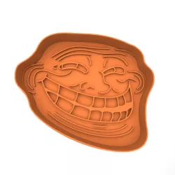 Cookie Cutter - Trollface 3D print model