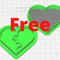 Corazon rompecabezas cortante- cutting heart puzzle