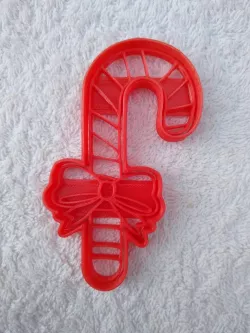 Cortante navidad chupetín baston / Cookie cutter candy cane christmas