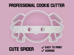 Cute spider cookie cutter