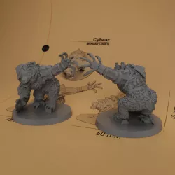 Cybear , a Monster for RPGs and wargame 60mm