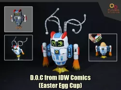 D.0.C from IDW Transformers Comics (Easter Egg Cup)
