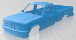Dakota Regular Cab 1991 Printable Body Car