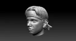 DANIEL LARUSSO HEAD -RALPH MACCHIO -PRINTABLE