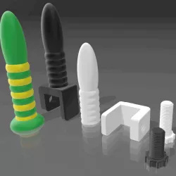 Desktop dildo with stand + Dildo Fun 14