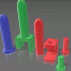 Desktop dildo with stand + Dildo Fun 18