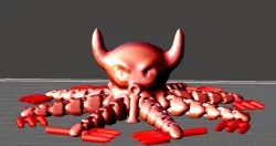Devil Articulated Octopus