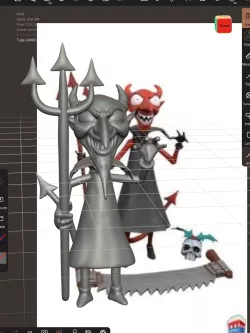 Devil from nightmare before Christmas