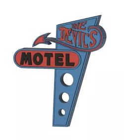 Devil's Motel sign