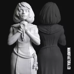Devotion Series 01a – Gene-enhanced Female Battle Sister Praying