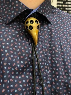 Disco Elysium Eight-Eyed Teratorn bolo Tie