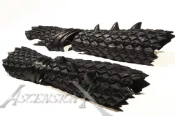 Dragon bracers for cosplay and larp