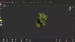 Dragon head near support