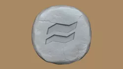 Earth Rune - Runescape - STL Keychain