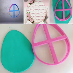 Easter Egg Outline Cookie cutter
