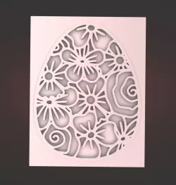 Easter egg stamp