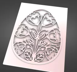 Easter egg stamp