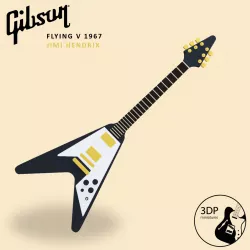 Electric Guitar : Gibson Flying V 1967 Jimi Hendrix
