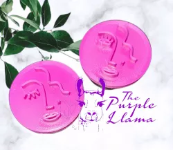Faces 1 Line Drawing Polymer Clay Embossing Stamps