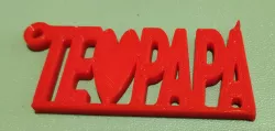 Father's Day keychain