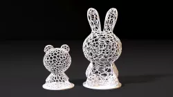 Figurine hare bear