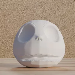File: Jack skellington ashtray in STL digital format