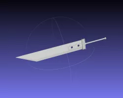 Final Fantasy Buster Sword Printable Replica