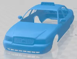 Ford Crown Victoria Taxi 2005 Printable Body Car