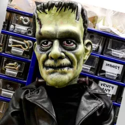 Frankenstein Monster Head (for doll, marionette, puppet)