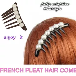FRENCH PLEAT HAIR COMB Multi purpose Female Style Braiding Tool hair styling roller braid accessories for girl headdress weaving fbh-08 3d print cnc