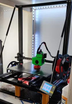 FULL KIT Anycubic Chiron to improve your prints with new head 5015, linear supports, feets, etc. Chiron -> RCV Mod (box for hotend, Direct Drive BMG mount, linear, E3DV6 or mk10,Marlin 2.0.7.2 ,120mm Fan for tmc, feets...