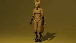 Furry fox BJD