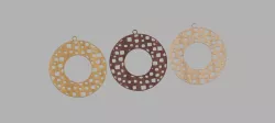 Geometric squares earring