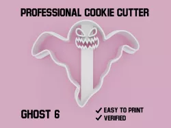 Ghost 6 cookie cutter
