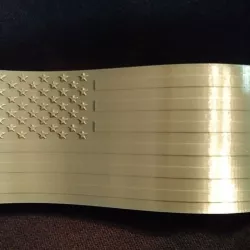 Glowing American Flag