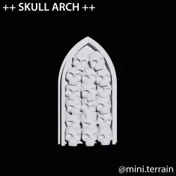 Gothic Skull Arch