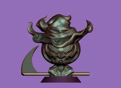 HALLOWEEN JACK BUST VERSION (with base)