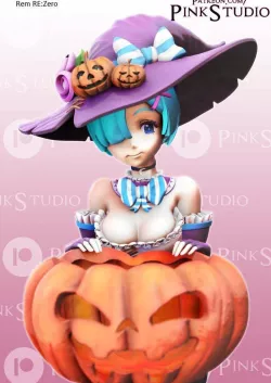 Halloween - Rem  RE:Zero - candy bowl