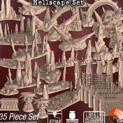 Hellscape Themed Scatter Terrain