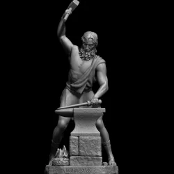 Hephaestus 3D Model Sculpture