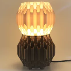 Hexagon Overload Desk Lamp